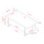 Table basse avec rangement Baden-750200525