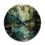 Horloge murale en bois massif Makailey-1090178981