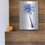 «Blue Palm Tree I» par Seven Trees Design, art mural en métal-2057337017