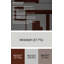 Minimalisme 23, art mural sur toile brune-1630048165