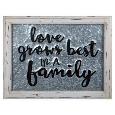 Farmhouse Wall Decor on Metal