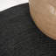 Tapis rond noir en jute tressé Zara-402242080