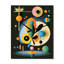 Divine Secrets Retro Illustration abstraite - horloge murale moderne géométrique-99636788