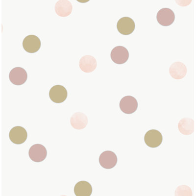 Superfresco Easy Silver Dotty Polka Wallpaper