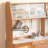 Nordic Red Oak Multifunctional Food Cabinet