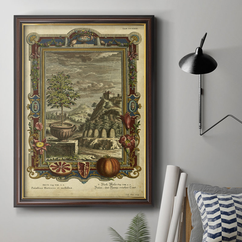 Genèse des fruits IV - peinture sur toile encadrée, H 20 po x l 16 po x P 2,5 po