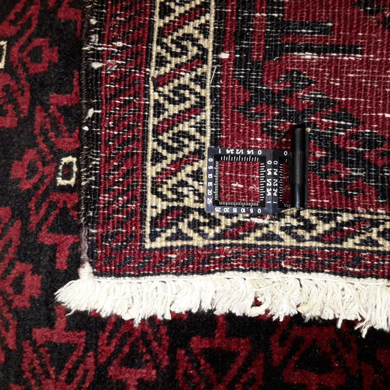 Isabelline Hand Made All Over Silkroad Baluchi Rug - 3'3'' X 6'3''