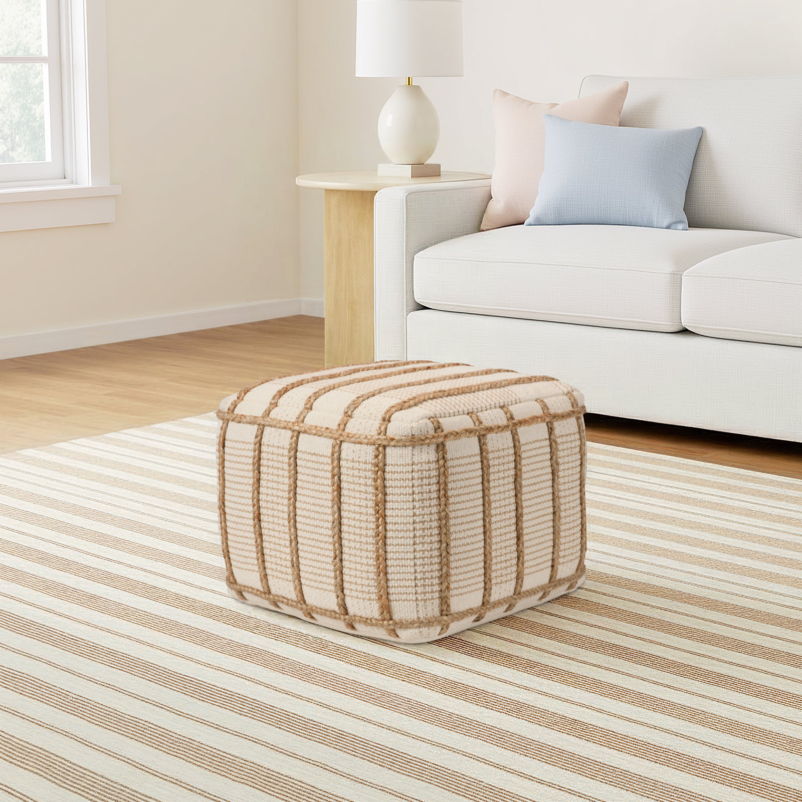 Averie Upholstered Pouf