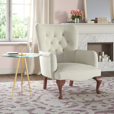 Loretta Upholstered Wingback Chair