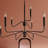 Pilar Two-Tier Nine-Light Matte Black Chandelier-127380321