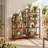 3 Tiers Bookshelf, Classical Book Shelf, Tall Display Shelves In Living Room/Home/Office, Storage Organizer For Cds/Books/Movies-1446045811