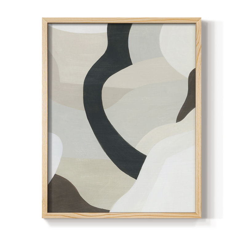 «Shifting Neutrals II», reproduction encadrée - bois massif, H 15 po x l 12 po
