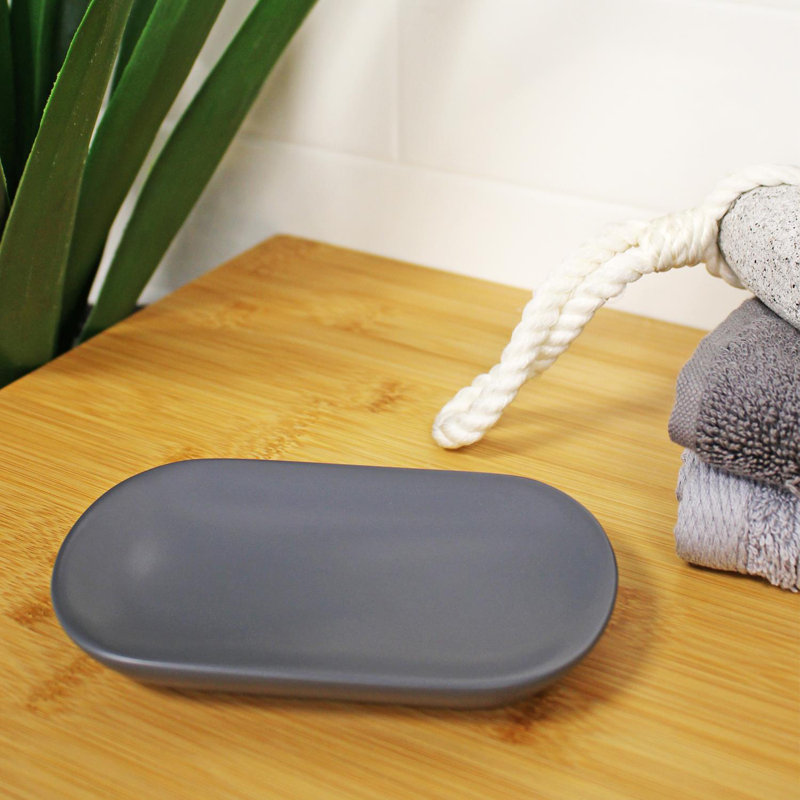 Alto Bathroom Accessory Set, Grey 