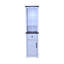 Armoire étroite pour la salle de bain et le salon, esthétique avec tablettes réglables, tiroir de rangement, noyer blanc noir, armoire de salon peu encombrante, plateau en noyer style corps, assemblage facile-251396708