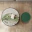 Modern round natural stone coffee table set