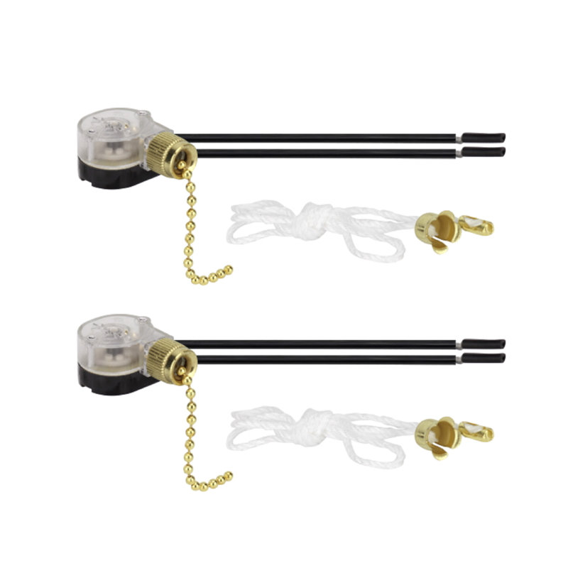 Commutateur de lumière de ventilateur de plafond avec chaîne de traction