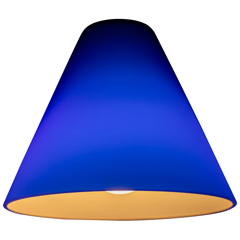 Inari Silk - Martini Pendant Shade -  1.625" Fitter, Cobalt