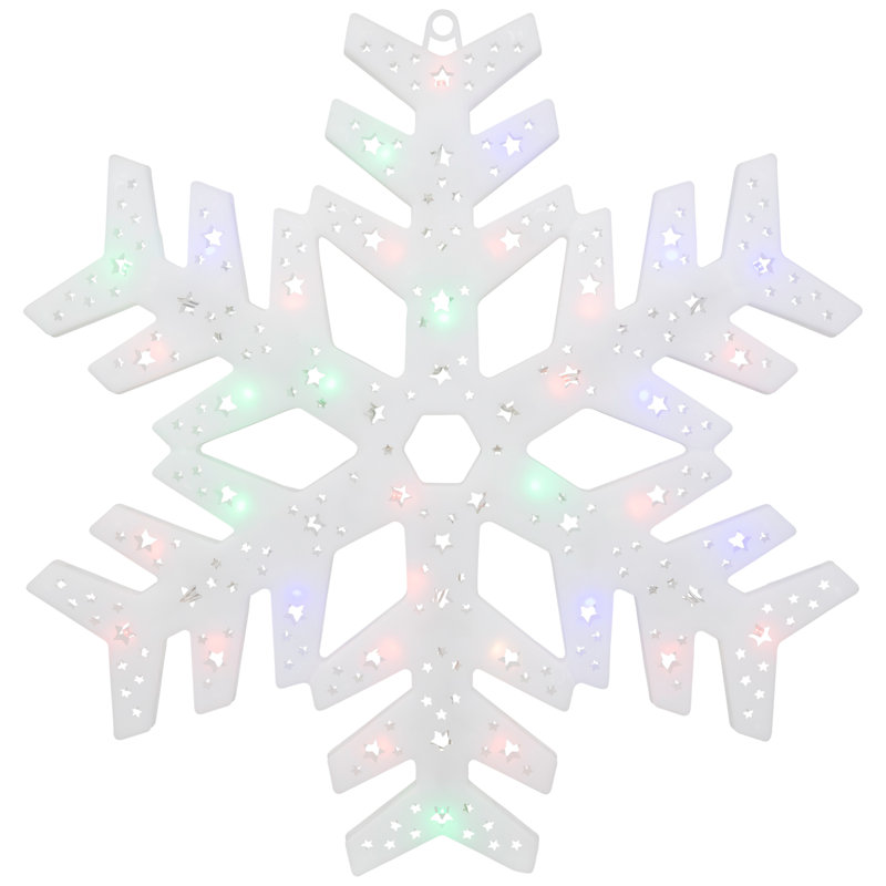 Silhouette de fenêtre de Noël 15 po