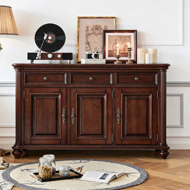 European style retro living room shoe cabinet