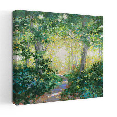 Spring Walk Contemporary Forest Nature Art