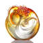 LIULI Crystal Art Dragon Sculpture, Taichi, "Intention"
