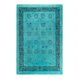 Overyed One-of-a-Kind Rectangle 6'2" X 9'4" Hand Knotted Area Rug
