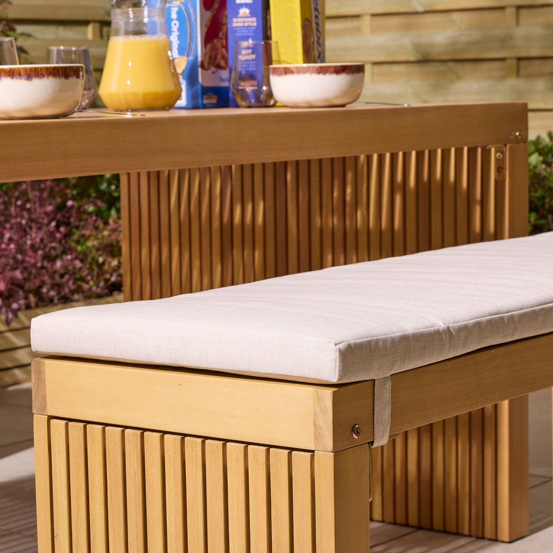 Rowlinson Kyoto 4 Seat Dining Set with Cushions