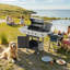 Barbecue au propane 3/4 brûleur au gaz en acier inoxydable avec brûleur latéral, cuisson extérieure 37 000/46 500 BTU