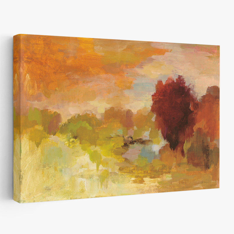 Gloire d'automne - Abstrait automne brun, H 24 po x l 16 po