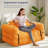 Gaint Folding Sofa Bed,U-Shaped Convertible Compression Bean Bag Sofa Bed, Compression Sofa in a Box-482160435