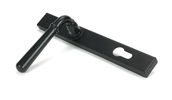 Newbury Multipoint Lock Door Handle, Matt Black
