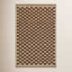 Azle Handmade Wool Brown Rug