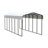 Galvanized Steel Carport, 10X29X9-90469250