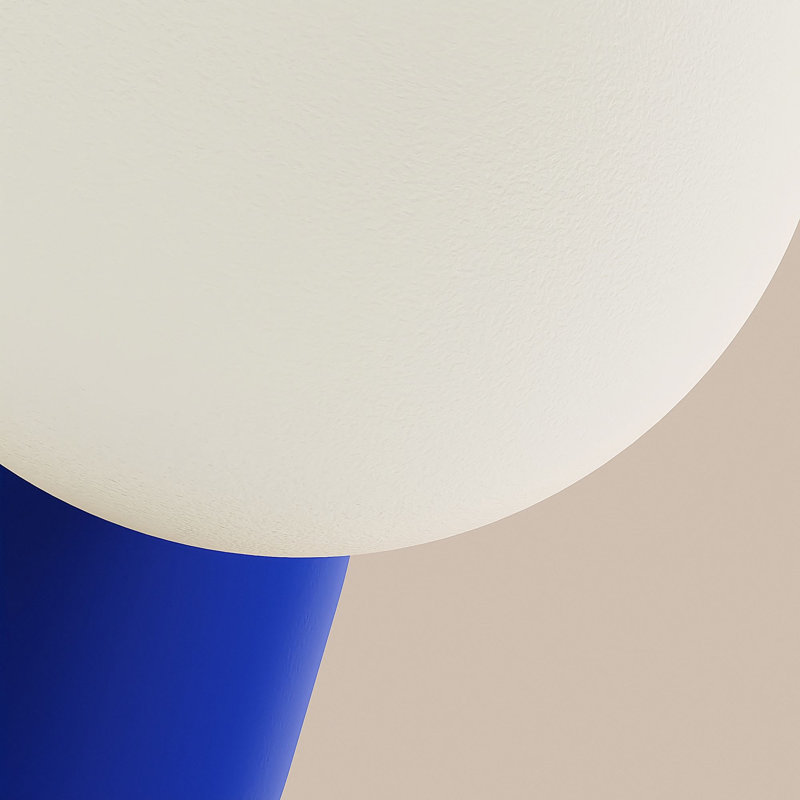 Cantilever Wall Light, Cobalt