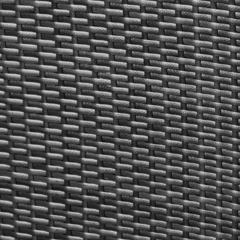 Poubelle d'extérieur en rotin 35 gallons Nestl, Gris