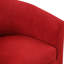 66 cm Wide Modern Barrel Chair with Upholstered Ottoman-1217936759