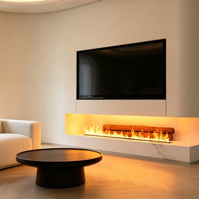 Black Electric Fireplace Insert