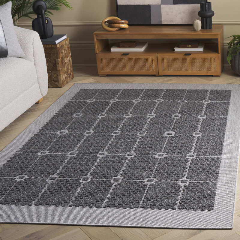 Tapis oriental d'intérieur / extérieur Koudai Performance, Rectangle 9 pi x 12 pi