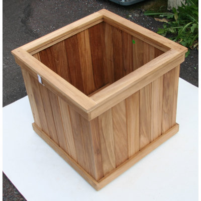 Niyla Handmade Wood Planter Box