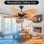Ventilateur de plafond 52 pouces Tropical-1133193158