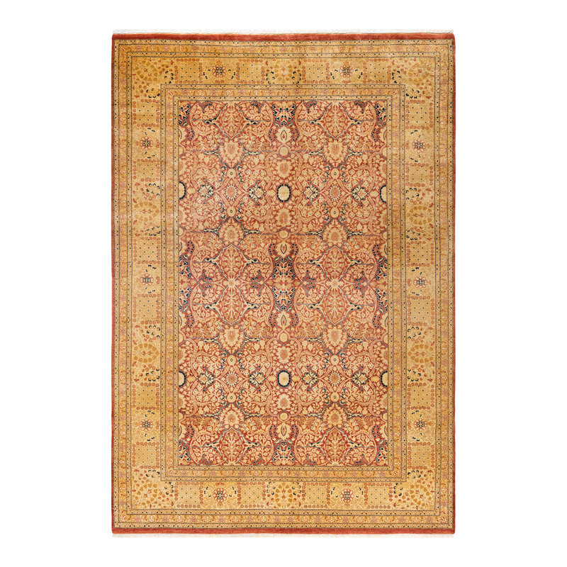 Classic One-of-a-Kind 6' 1" x 8' 10" Hand Knotted Area Rug