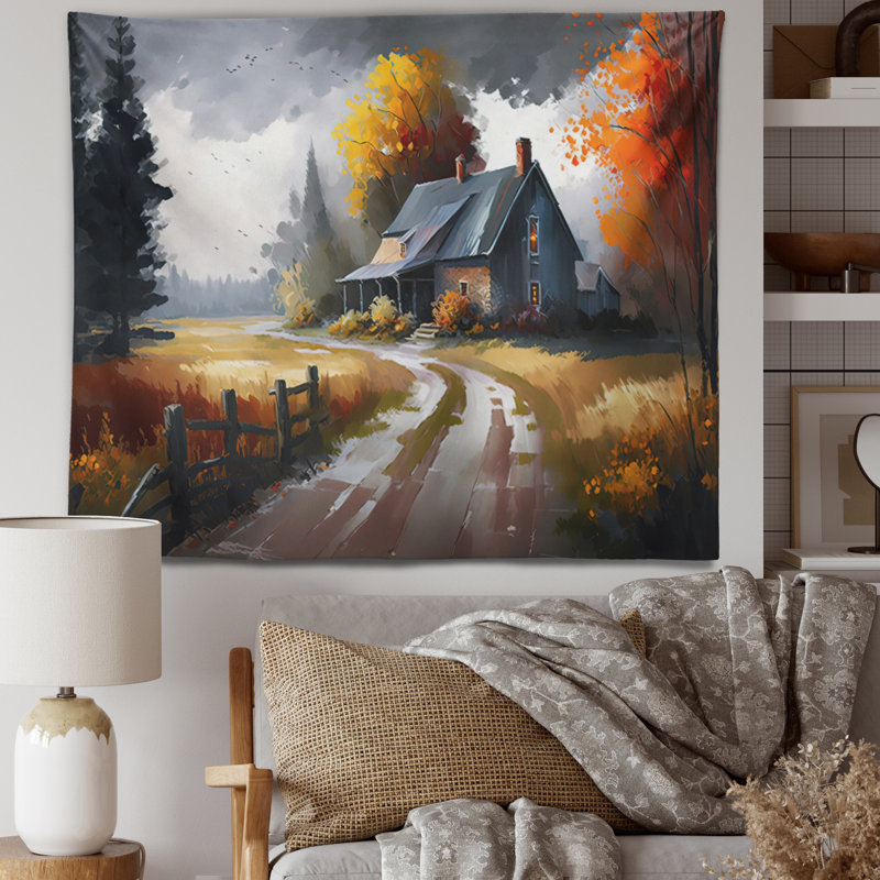 Polyester Tapestry, 32" H x 39" W