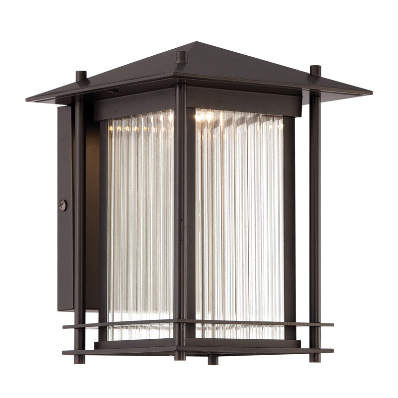 Lanterne murale d'extérieur 1 lumière Kuhlman, H 9,38 po x l 9 po x P 11,38 po