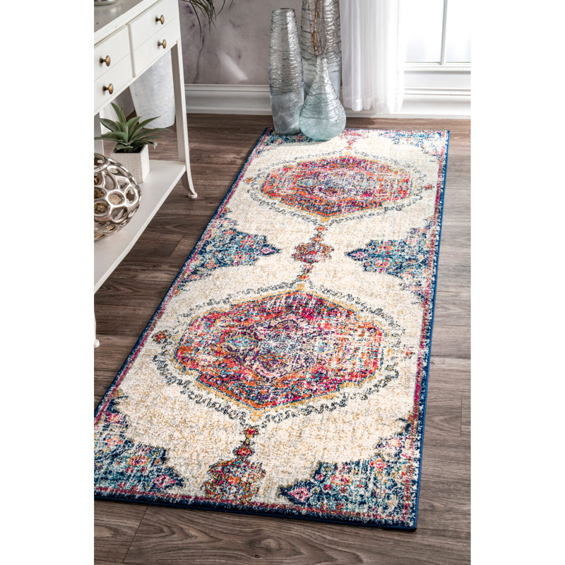 Oriental Area Rug, Runner 81 x 244cm