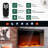Slauson 30'' W Black Electric Fireplace