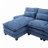 106" U Shape Sectional Sofa Cloud Couch-775647329