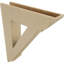 Traditional Traditional Rough Cedar Woodgrain TimberThane Bracket, Primed Tan-88615633