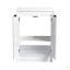 Meuble-lavabo sur pied 24 po avec lavabo en résine