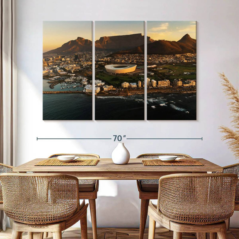 Rorry Cape Town Cityscape, 36" H x 57" W