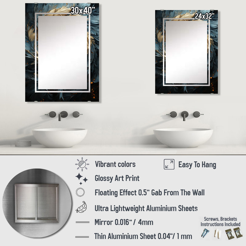 Miroir Coro, 32 po x 24 po